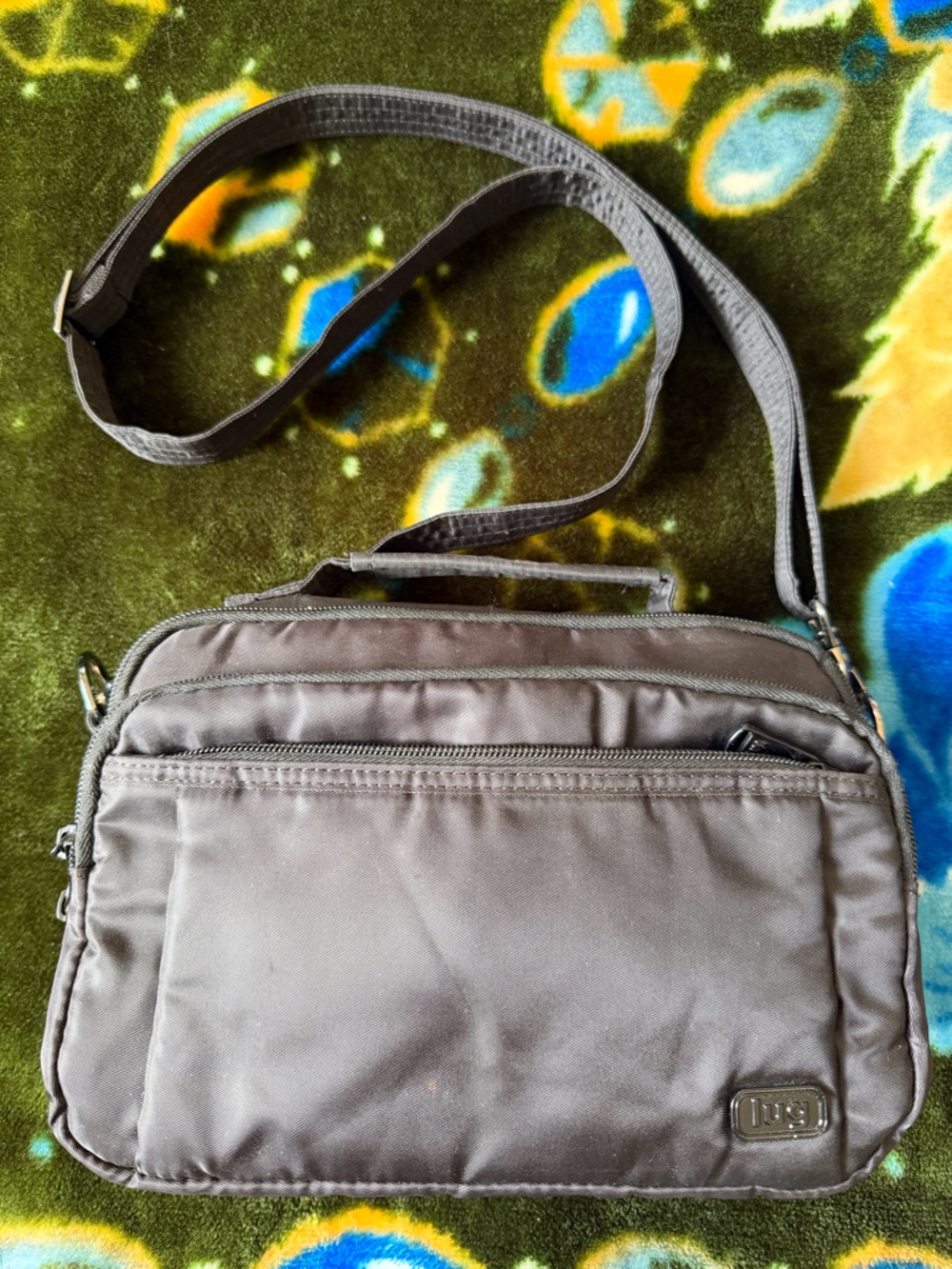 Black Men's Crossbody Shoulder Bag